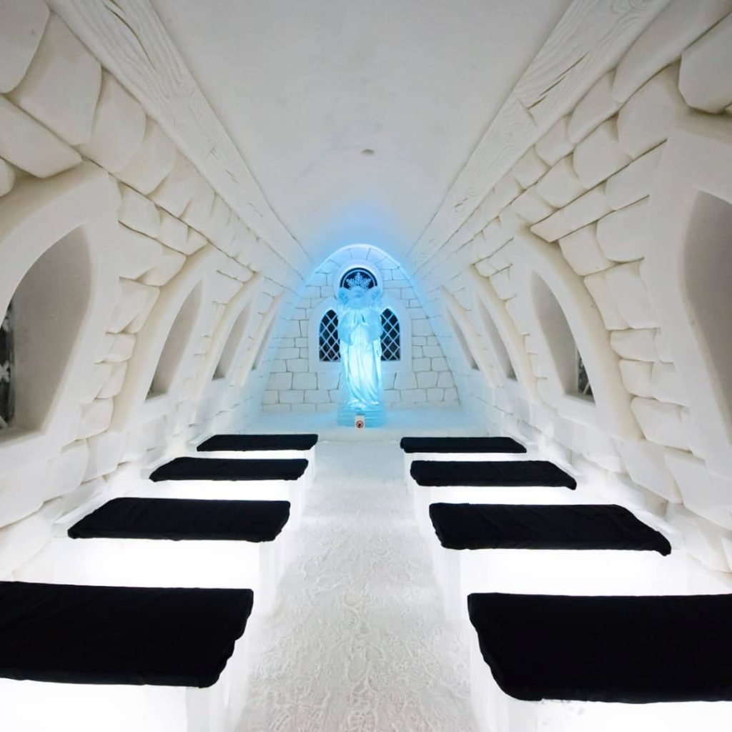 Снежный замок в Кеми, Лапландия