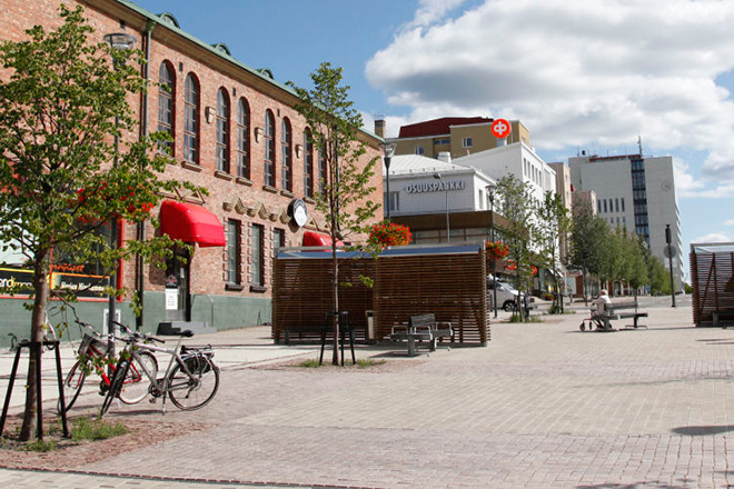 Город Кеми в Финляндии