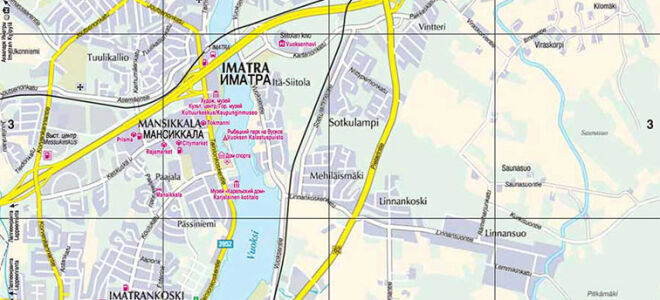 Карта Иматры